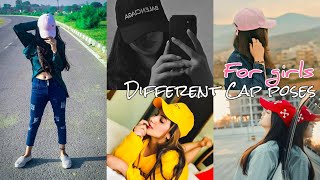 Cap photography Poses for Girls || Hidden face phoses with Cap