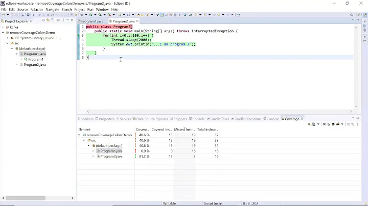How to remove coverage colours in eclipse - 天天要聞