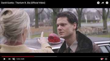 David Guetta- Titanium Music Video Analysis