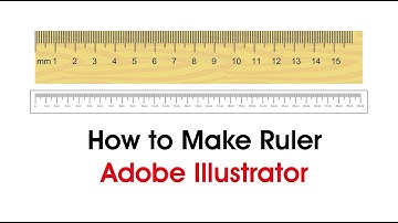 How to Make Ruler in Adobe Illustrator - Very Easy