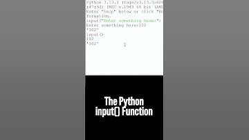 Python input Function for Beginners!