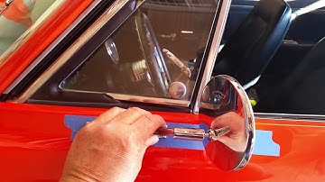 1967 camaro mirror installation