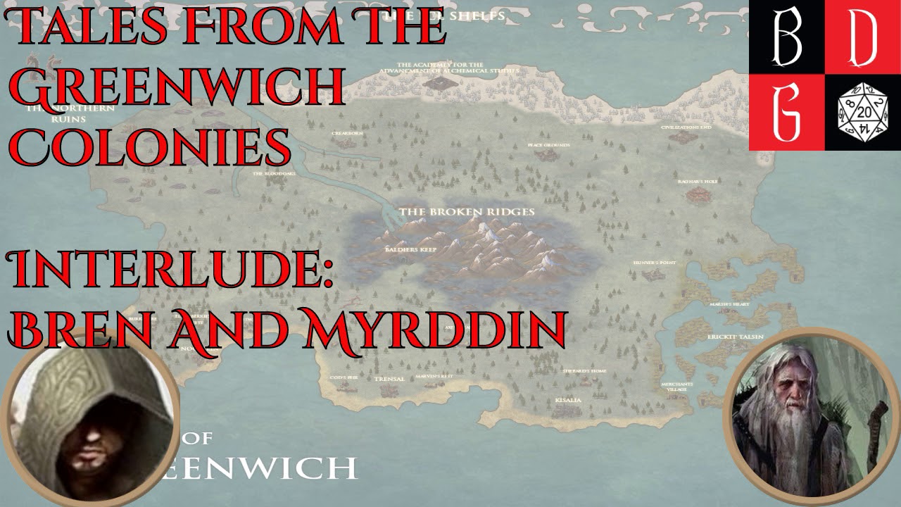 |PLAYTEST GESTALT| Tales From The Greenwich Colonies Session V: Interlude: Bren And Myrddin gaming logo