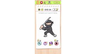 "Complete your sword training" Brain Test Level 254 Quick Guide screenshot 4
