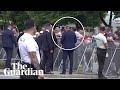 Footage reveals moments before slovakian pm is shot