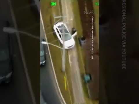 Armed robbery suspects arrested after chase in GTA | #shorts