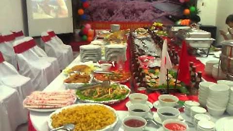 dịch vụ đặt tiệc buffet tại hà nội -Tiệc lưu động tại công ty việt nhật 0911212468