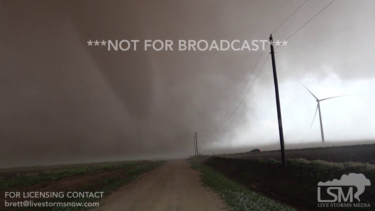 5 5 19 Tahoka, Texas Tornado Close Range Intercept Of Dusty Stove Pipe