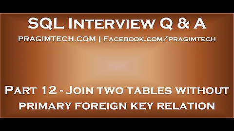 Can we join two tables without condition?