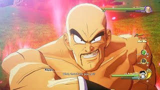 Dragon Ball Z Kakarot - The Z Fighters vs Nappa & Saibamen Boss Battle Gameplay (Full Fight)