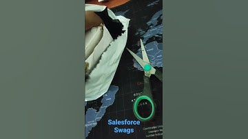 Unboxing Salesforce Swags #salesforce #swags #free #geek #viral