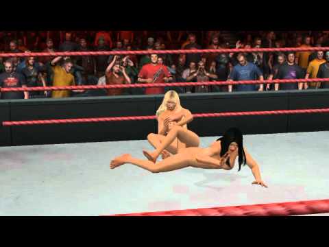 WWE SmackDown vs. RAW 2011- Diva Brune Vs Blonde p...