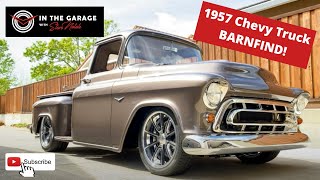 BARNFIND! 1957 Chevy Truck Ultimate RESTORATION  In the Garage with Steve Natale