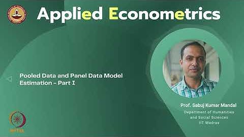 Pooled Data and Panel Data Model Estimation - Part I