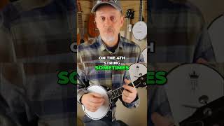 Bluegrass Banjo Uke: Plaidman Style Hammer-ons and Strums #shorts