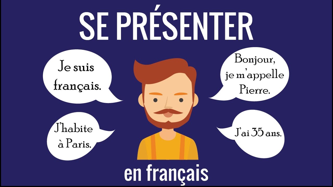 mon presentation en francais