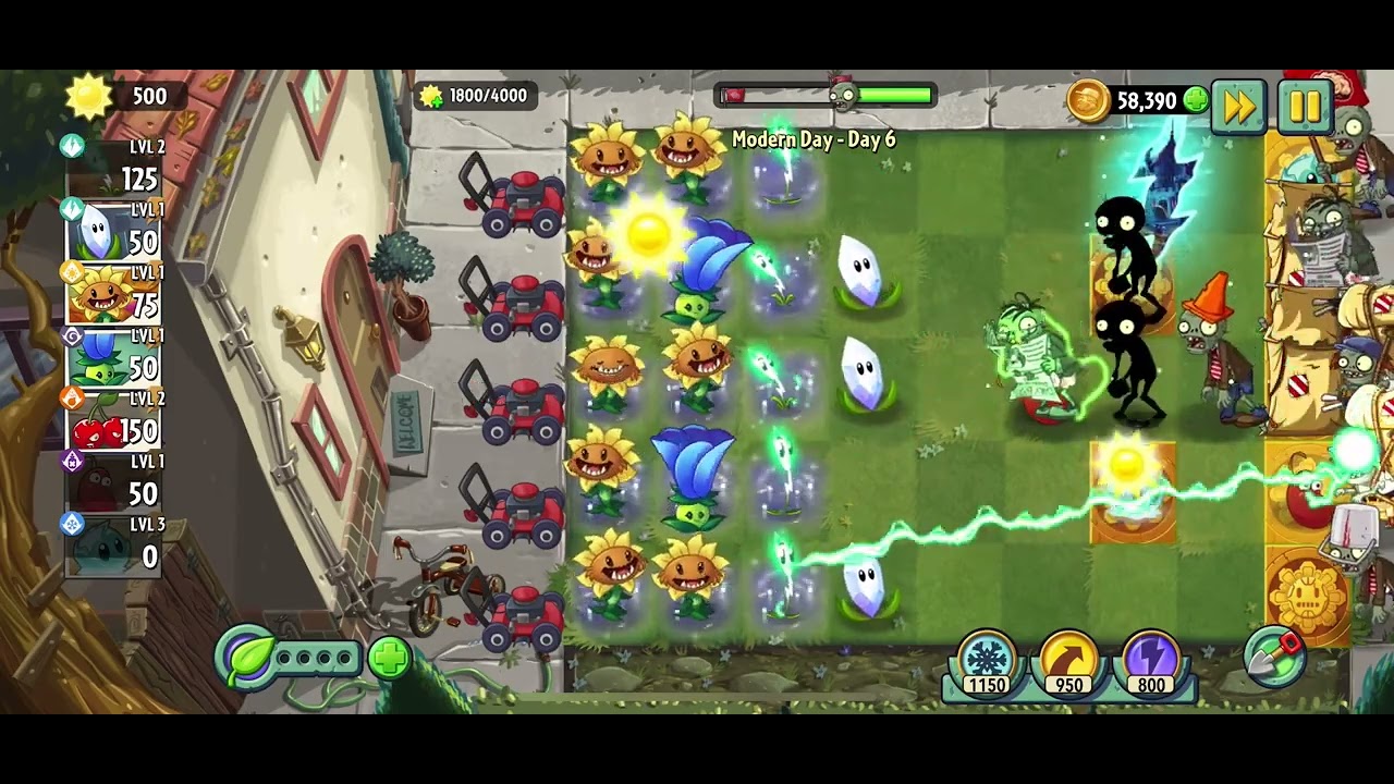 Plants vs Zombies 2 - Modern Day - Day 6 - 2024 - YouTube