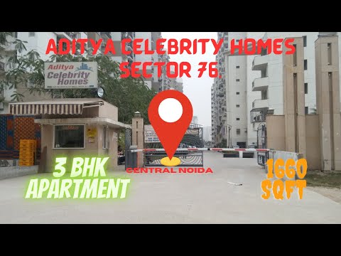 Near by metro station,Aditya celebrity homes sector 76. 3bhk apartment