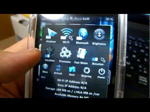 脱獄　ipod touch ロック画面とホーム画面紹介