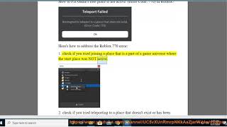 Fix Game S Root Place Is Not Active Error Code 770 In Roblox Youtube - not active error code 770 in roblox roblox error code 770 Fix Game S Root Place Is Not Active Error Code 770 In Roblox Youtube - roblox error code 770