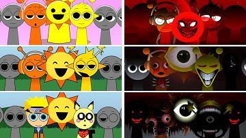 💛Incredibox - Sprunki but Only Simon and Oren and Mr.Sun IN Different Mods💛