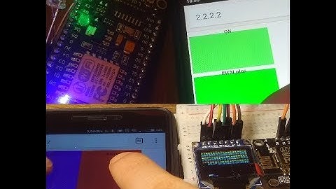 ESP8266 Webserver (Tutorial) - control LED brightness (PWM) over a webpage (onmousedown)