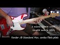 Test fender jazz bass standard mex 2016