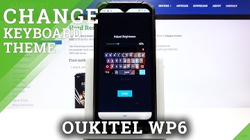 How to Personalize Keyboard in Oukitel WP6 - Customize Keyboard Theme