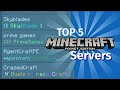 TOP 5 SERVERS in Minecraft BEDROCK &amp; Pocket Edition! (1.16+)