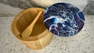 Check out these cute salt cellar dishes! We are bloomin on them!