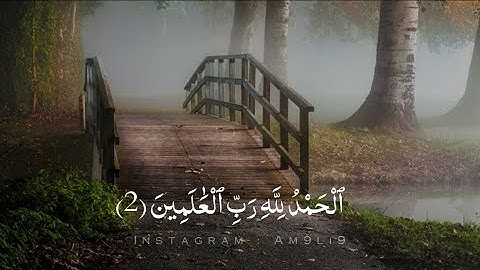 الحمدلله رب العالمين 🥺🧡 | قرآن حالات واتس اب بصوت جميل | إبداع القارئ نايف الفيصل في سورة الفاتحة
