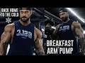 Back  biceps pump  canada travel vlog part 1