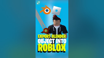 🎮 How To Export Your Blender Object Into Roblox! 🔥 #Shorts #Roblox #Blender #B3D