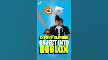 🎮 How To Export Your Blender Object Into Roblox! 🔥 #Shorts #Roblox #Blender #B3D
