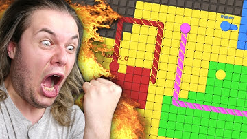 THE NEXT SLITHER.IO?! || Splix.io - Funny Rage Moments (Agar.io / Slither.io)