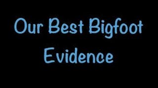 Our Best Bigfoot Evidence