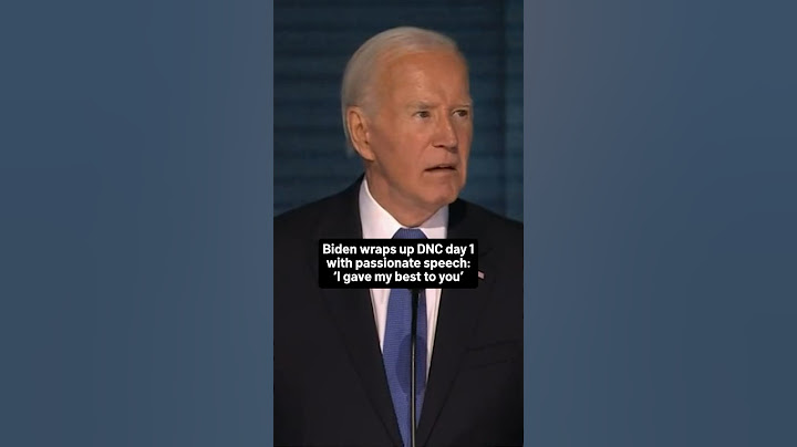 Pres. Biden wraps up DNC day 1 with passionate speech