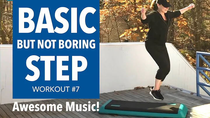 KAT'S BASIC STEP AEROBICS HOME WORKOUT #7 (Full Wo...
