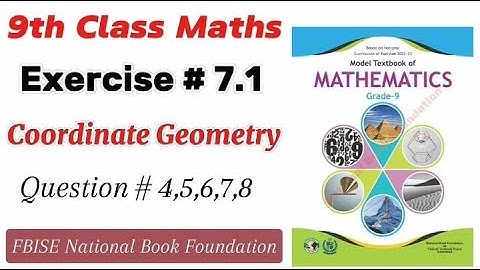 Exercise 7.1  class 9 NBF | Ex 7.1 9th  NBF | National book foundation
