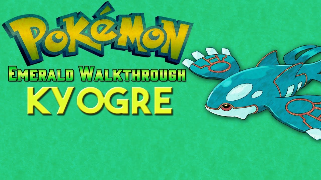 Pokemon Emerald Walkthrough Part 42 Kyogre! YouTube