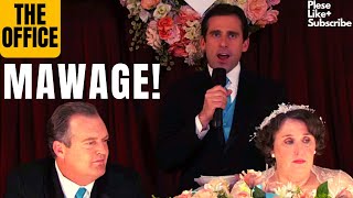 Funny Moments ‘The Office’- Michael Gives A Wedding Toast