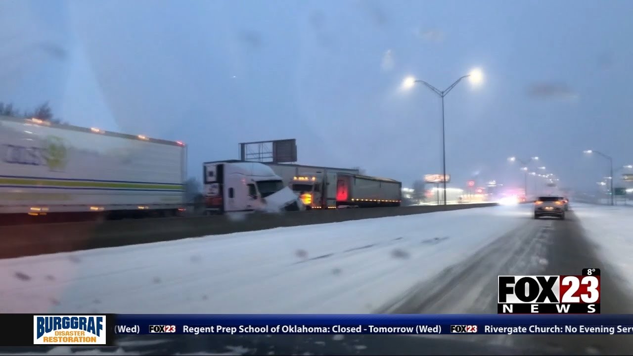 Video: ODOT advises people to stay safe while driving on icy roads ...