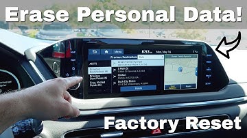 How To: Erase Personal Data from Hyundai Vehicle | Factory Reset