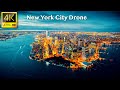 New York City - 4K UHD Drone Video at Night