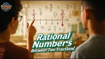 Finding Rational Numbers Between Two Rational Numbers | Easy Trick! | #Maths | Power Learn Senior