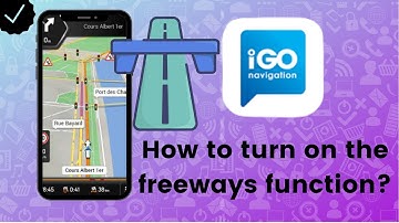 How to turn on the freeways function in IGO Navigation?