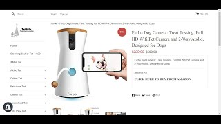 Furbo Dog Camera Treat Tossing, Full HD Wifi Pet Camera and 2 Way Audio, Designed for Dogs screenshot 5