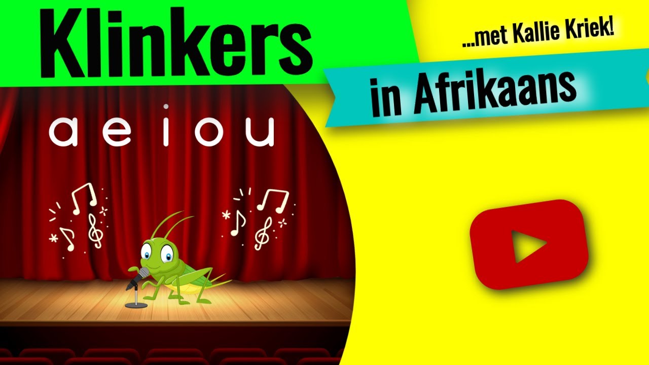 Klinkers | Vokale ▶ Leer klinkers in Afrikaans! | Leer Vokale in Afrikaans