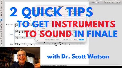 2 Quick Tips to Get Instruments to Sound in Finale