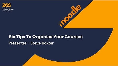 Moodle Monday - 6 tricks to sort your courses